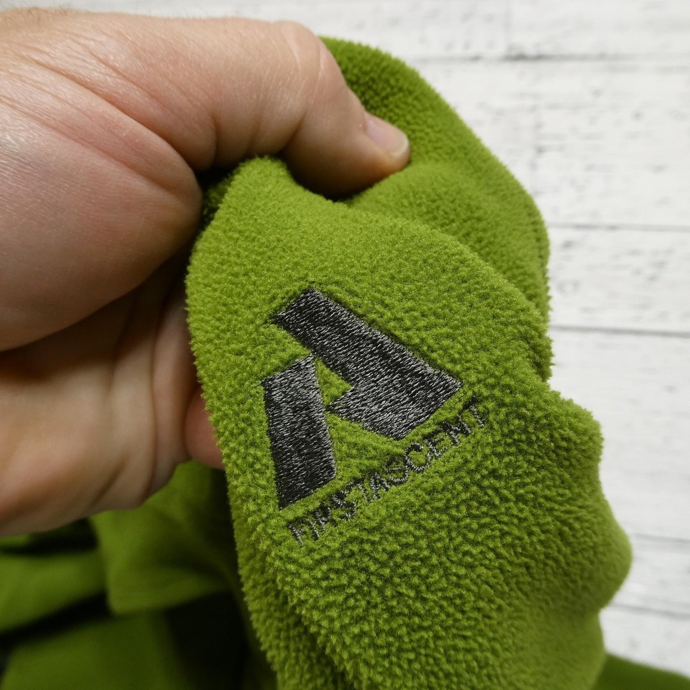 Eddie Bauer Jacket Mens XL Green First Ascent Fleece Full Zip Outdoor Hiking - Picture 5 of 8
